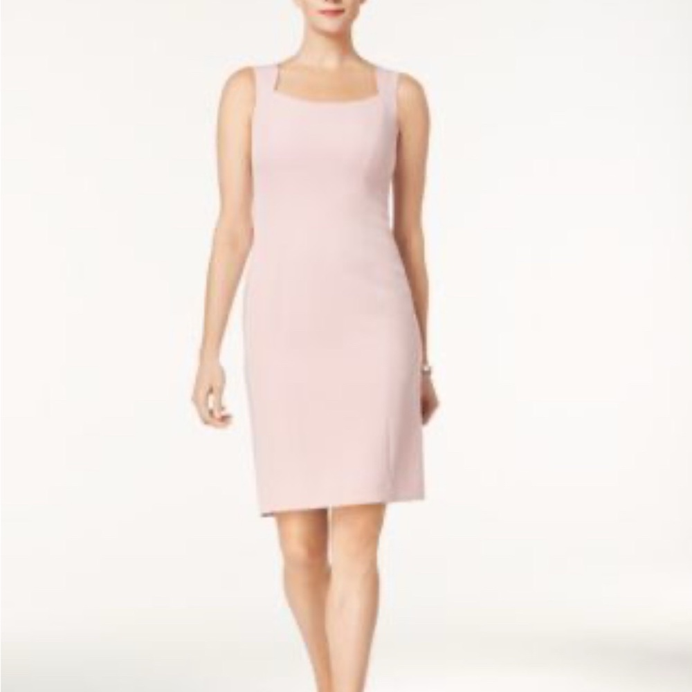 Kasper Sleeveless Dress. Tutu Pink, Medium.